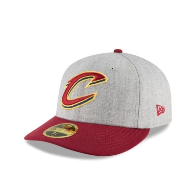 Sapca New Era Cleveland Cavaliers NBA Heather Low Profile 59FIFTY Fitted - Gri